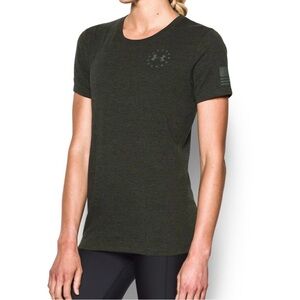UNDER ARMOUR - WOMENS FREEDOM FLAG T-SHIRT